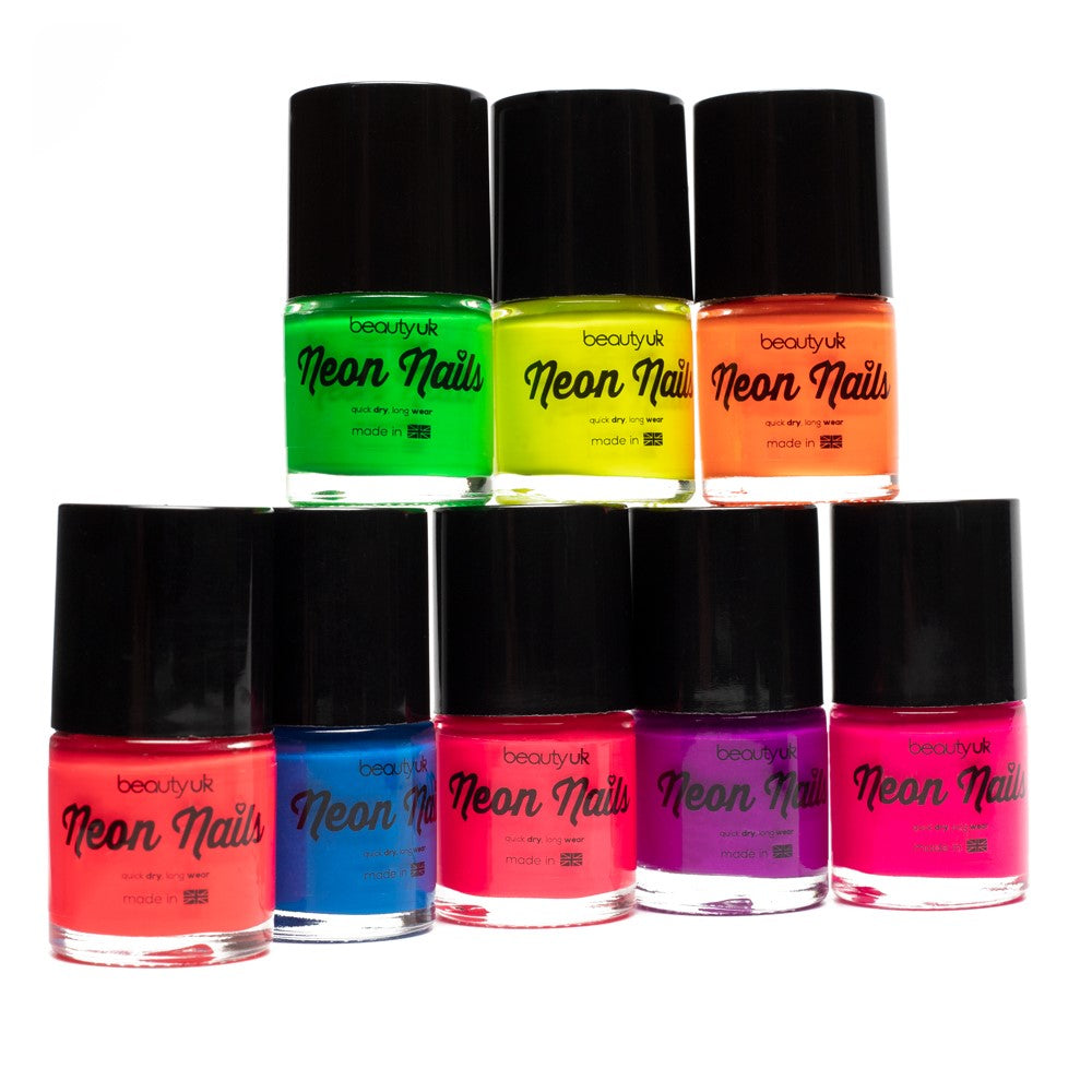 Neon Nail Polish Gift Set