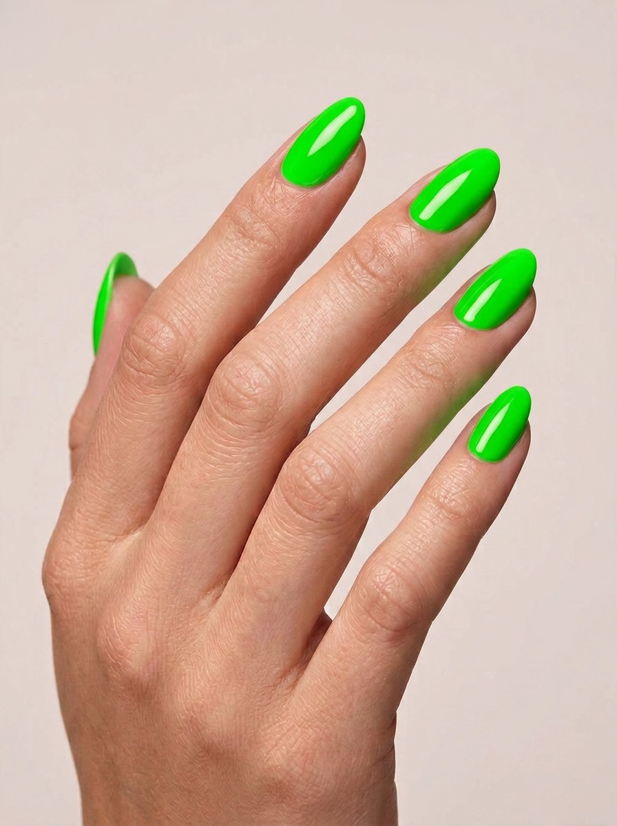 New Neon Nail Polish Green