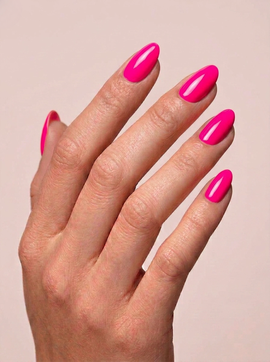 New Neon Nail Polish Magenta