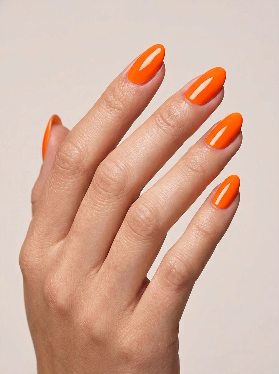 New Neon Nail Polish Orange