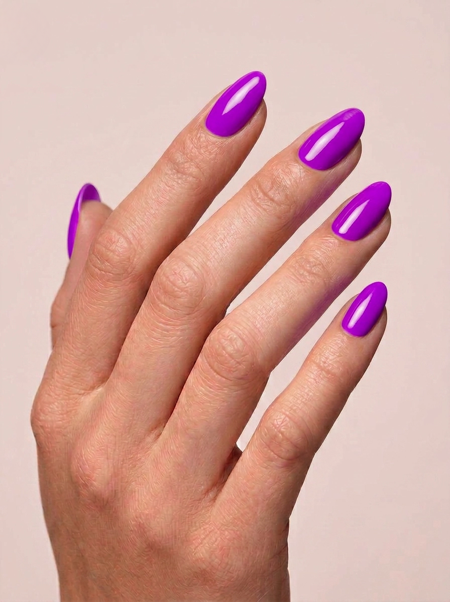 New Neon Nail Polish Purple
