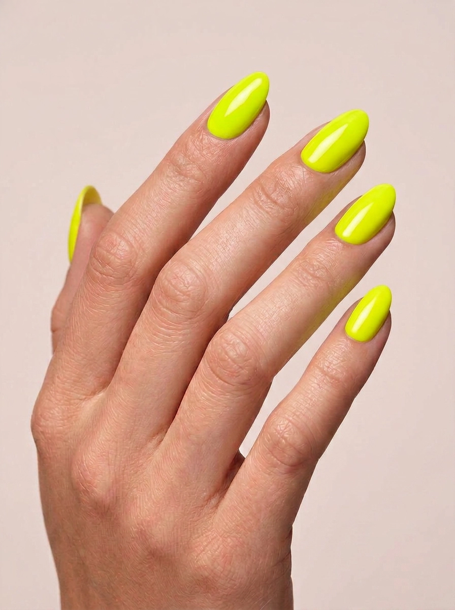 New Neon Nail Polish Yellow