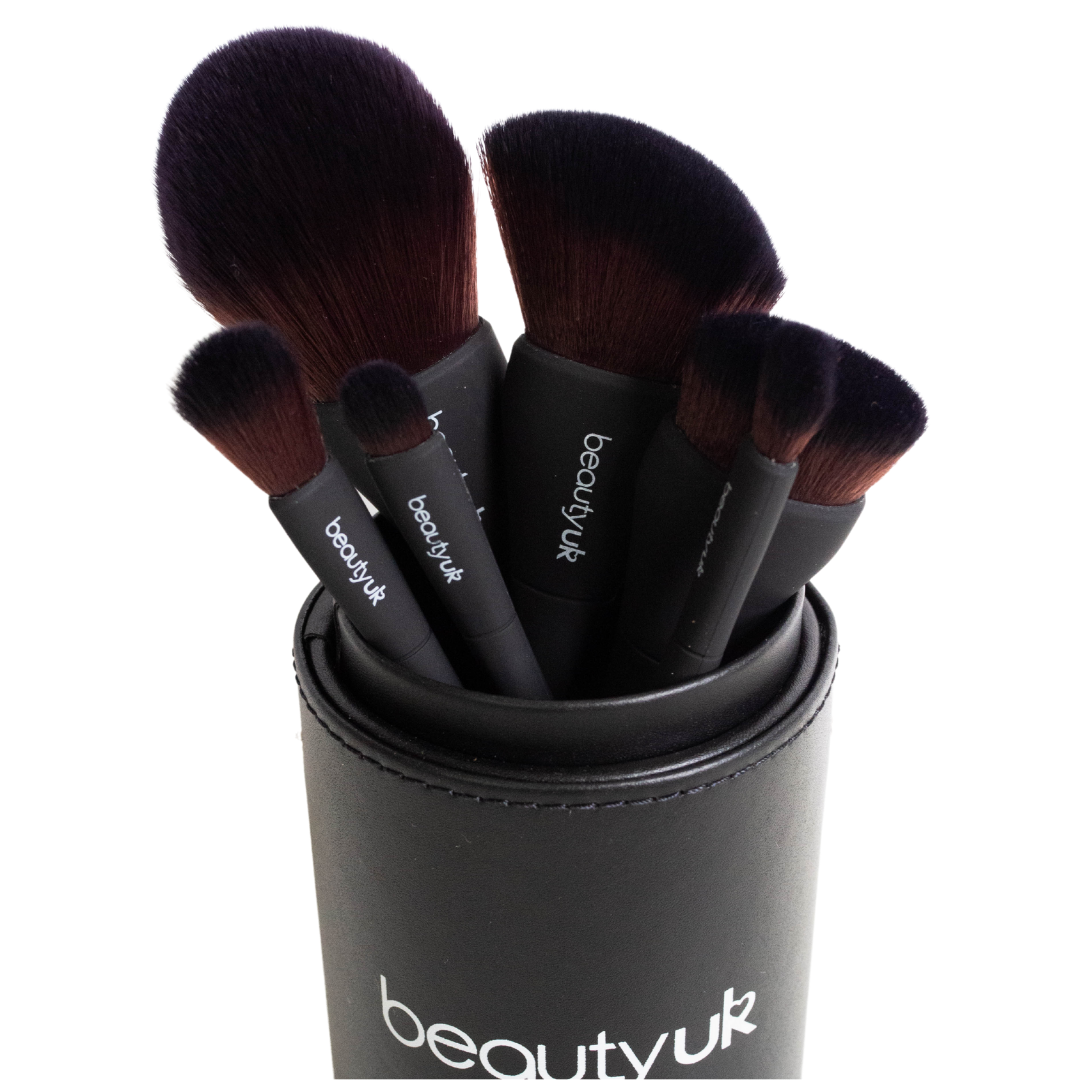 BeautyUK Cosmetic Brush Set & Holder