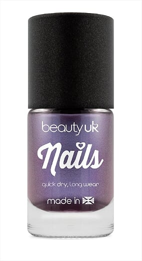 Chrome Nails Polish Purple